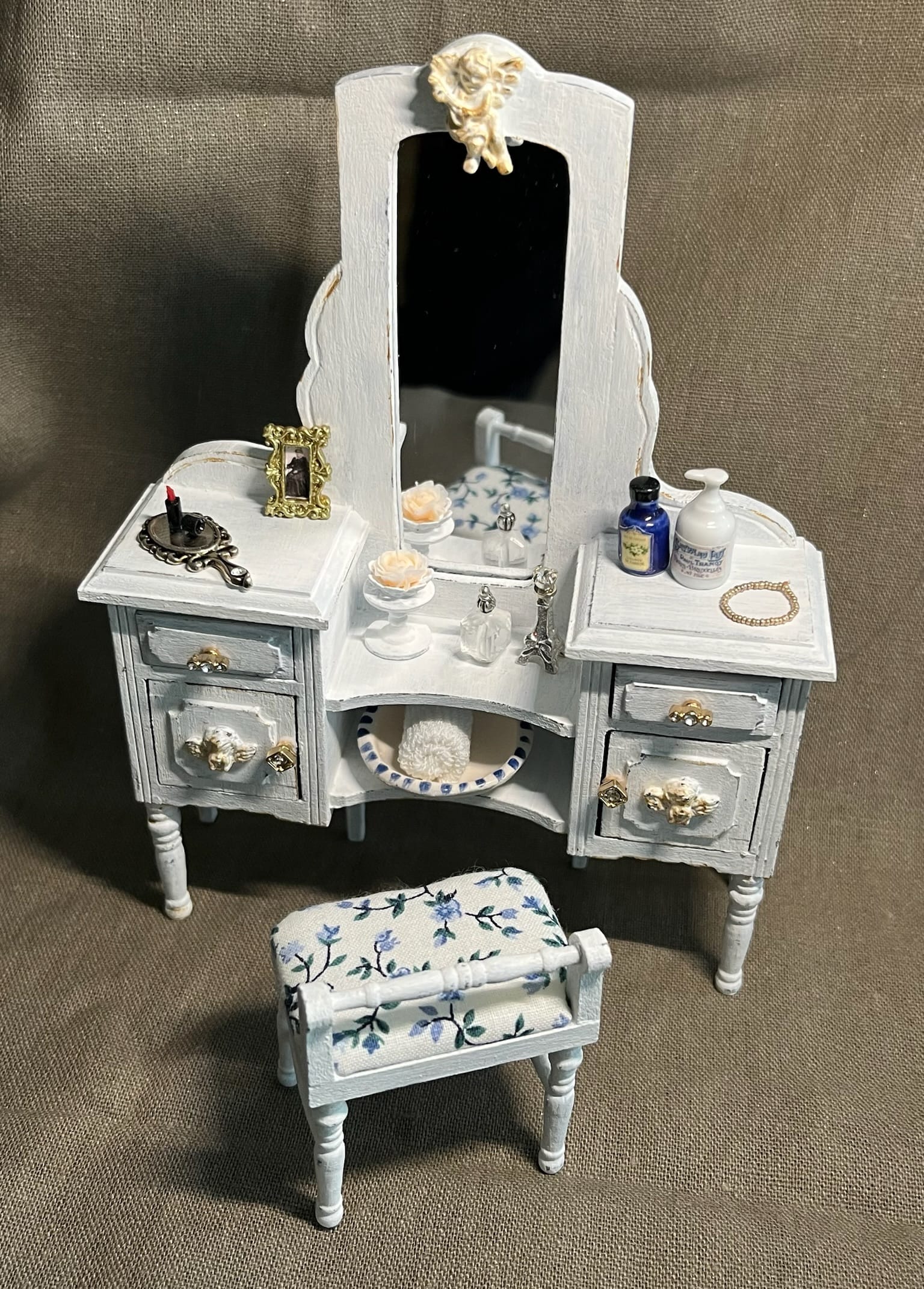 Porcelain Dresser Scene