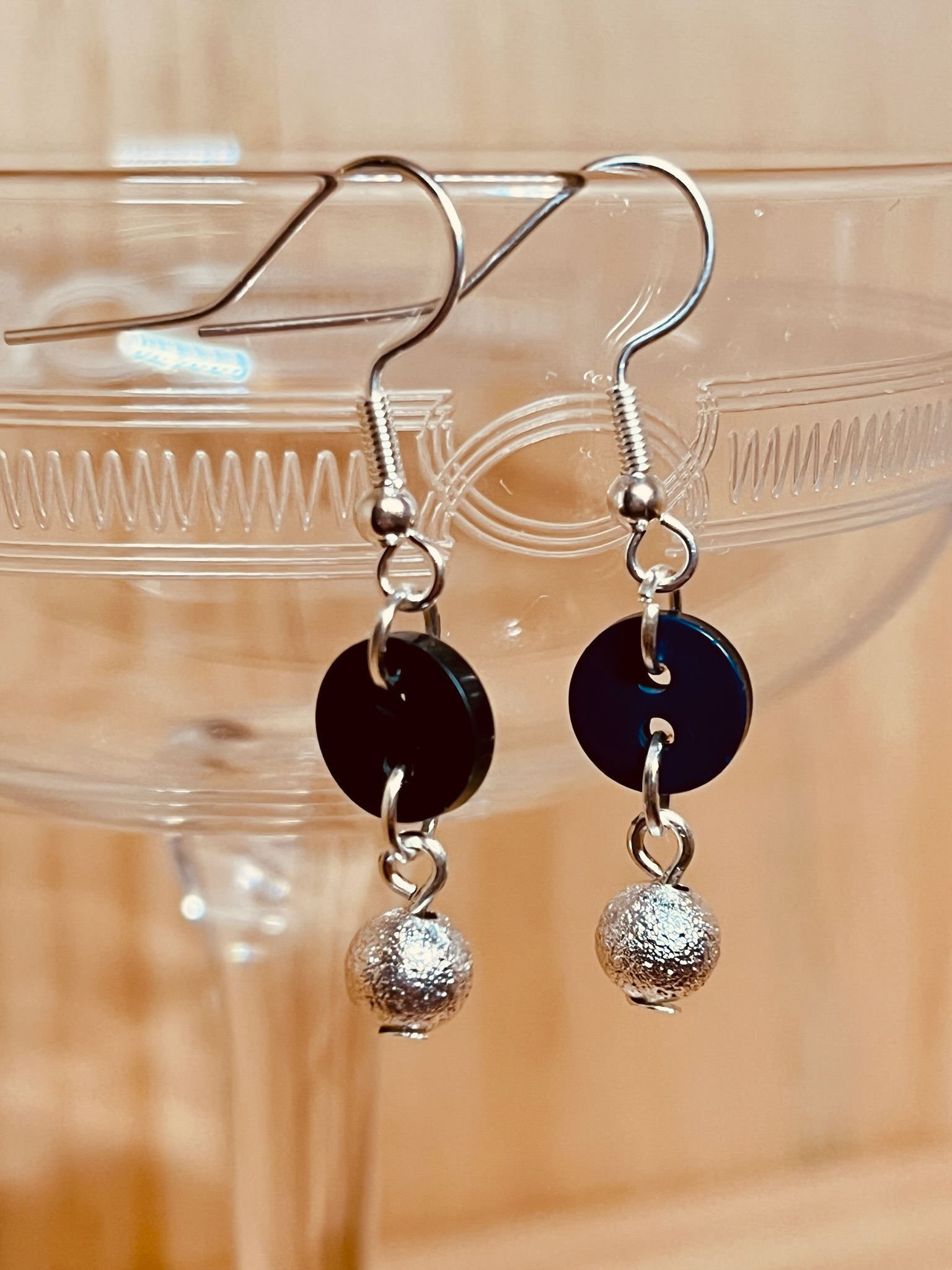 Weathered Glass Earrings